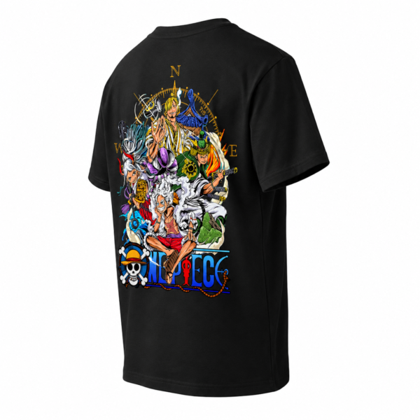 Japanese Anime Inspired Printed Cotton Blend T-Shirt