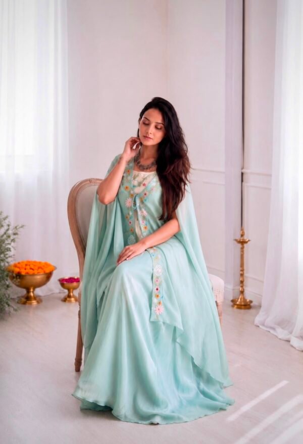 Embroidered Lehenga With Shrug