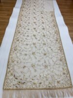 Net Saree with Sequins Embroidery